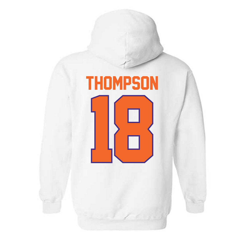 Clemson - NCAA Women's Soccer : Reagan Thompson - Classic Shersey Hooded Sweatshirt-1