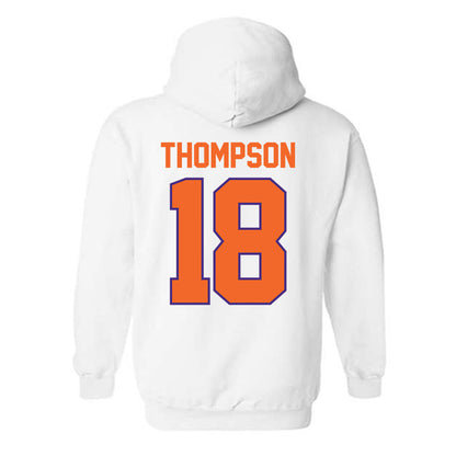 Clemson - NCAA Women's Soccer : Reagan Thompson - Classic Shersey Hooded Sweatshirt-1