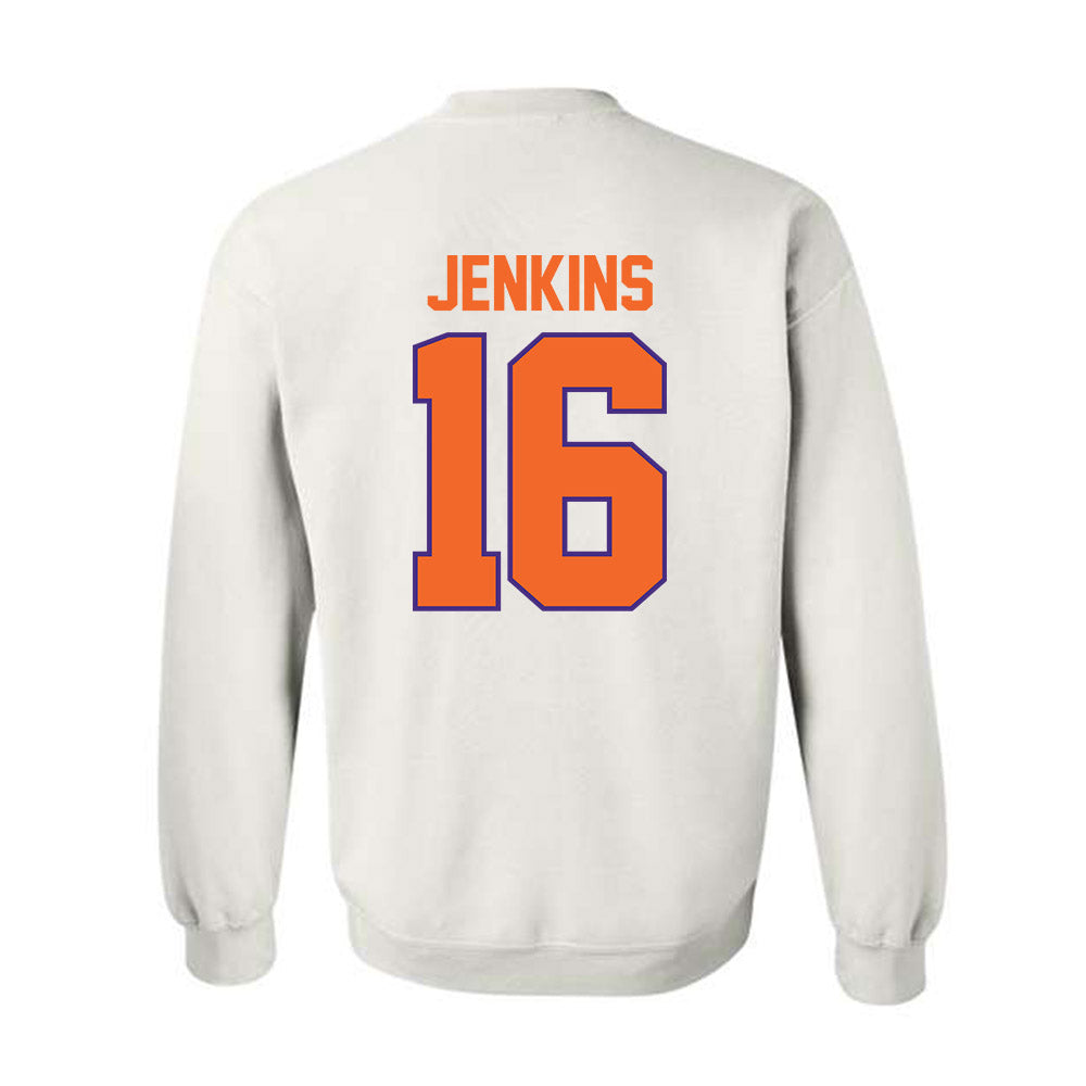 Clemson - NCAA Women's Soccer : Jolie Jenkins - Classic Shersey Crewneck Sweatshirt-1