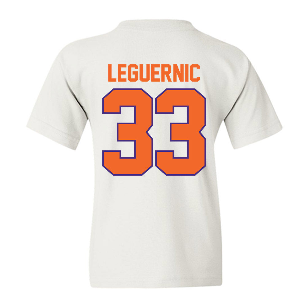 Clemson - NCAA Baseball : Justin LeGuernic - Classic Shersey Youth T-Shirt-1