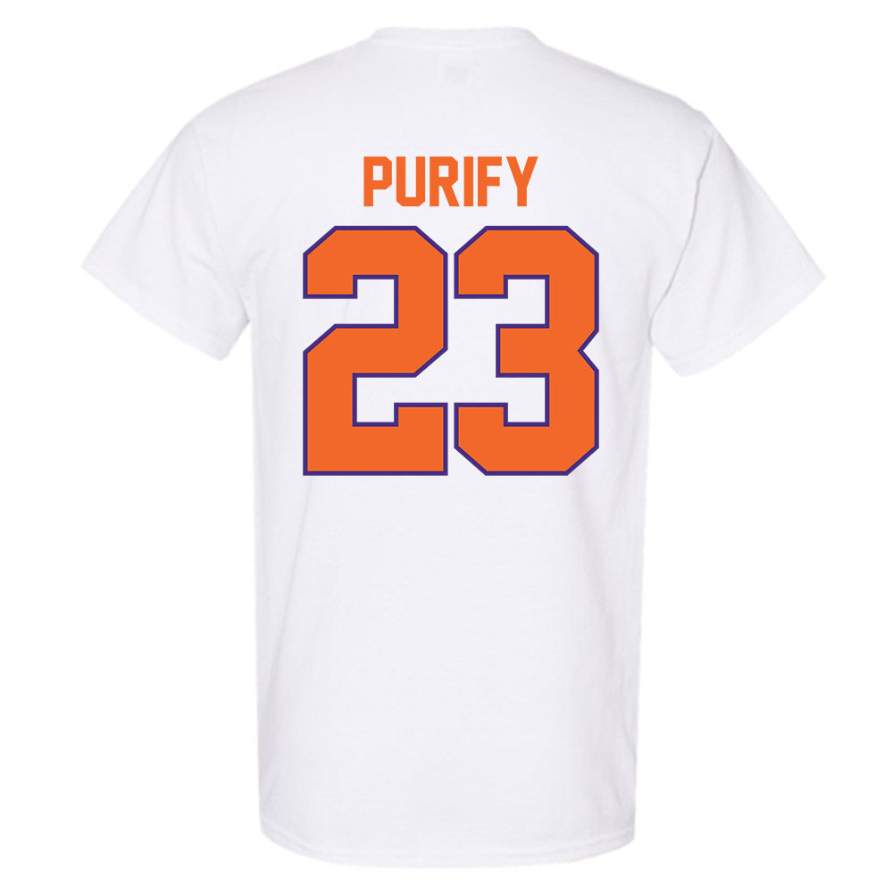 Clemson - NCAA Baseball : Jarren Purify - Classic Shersey T-Shirt-1