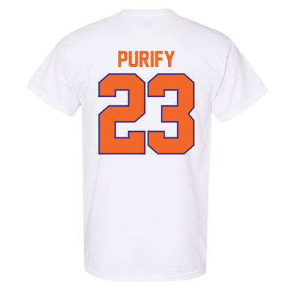 Clemson - NCAA Baseball : Jarren Purify - Classic Shersey T-Shirt-1