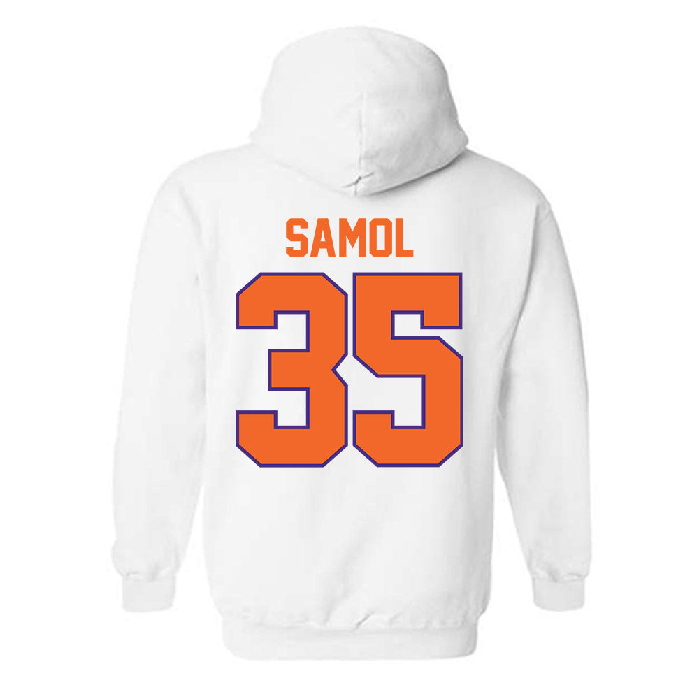 Clemson - NCAA Baseball : Noah Samol - Classic Shersey Hooded Sweatshirt
