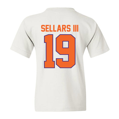 Clemson - NCAA Football : Gordon Sellars III - Classic Shersey Youth T-Shirt-1