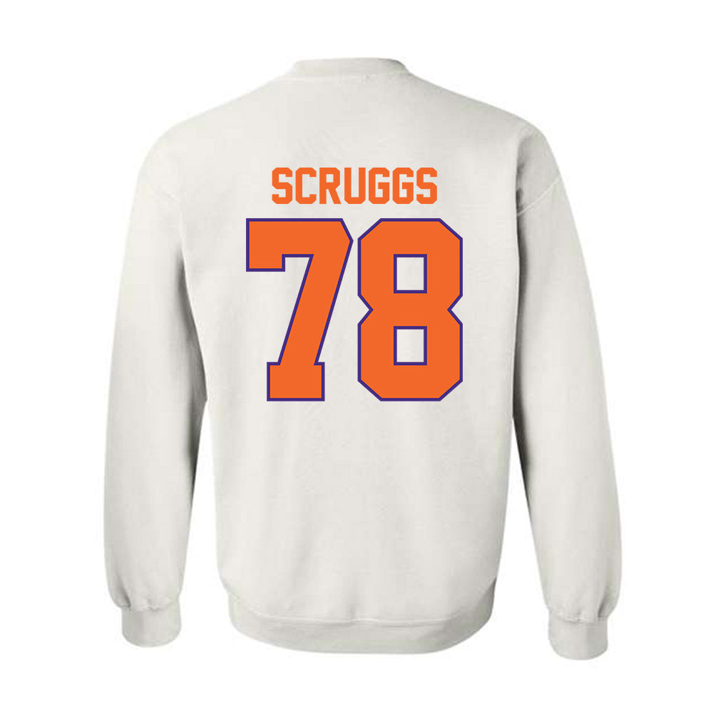 Clemson - NCAA Football : Carter Scruggs - Classic Shersey Crewneck Sweatshirt-1