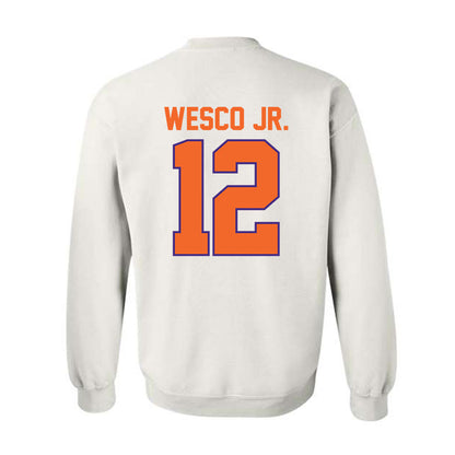 Clemson - NCAA Football : Bryant Wesco Jr. - Classic Shersey Crewneck Sweatshirt-1