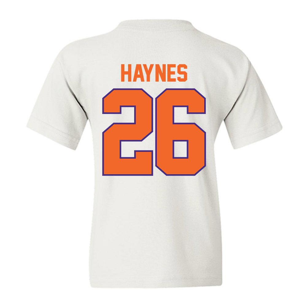Clemson - NCAA Football : Jay Haynes - Classic Shersey Youth T-Shirt-1