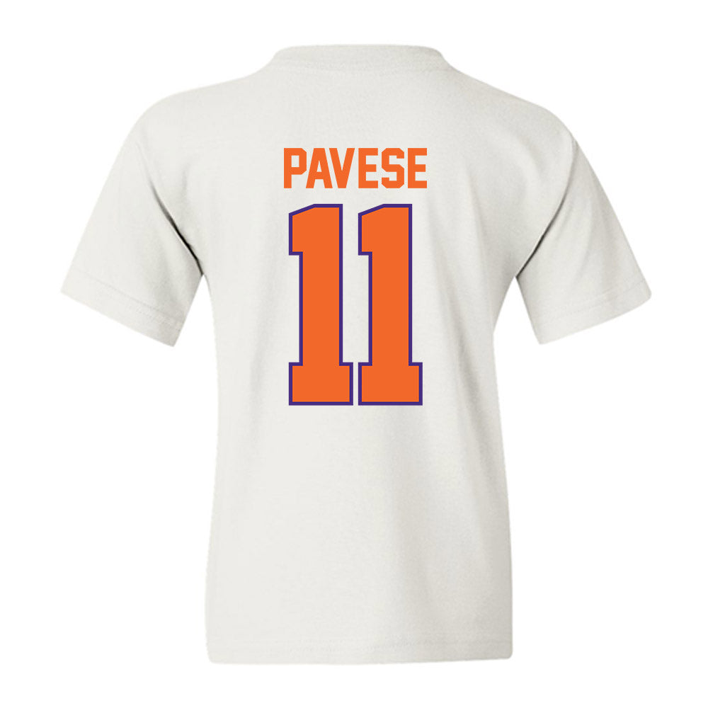 Clemson - NCAA Softball : Mac Pavese - Classic Shersey Youth T-Shirt-1