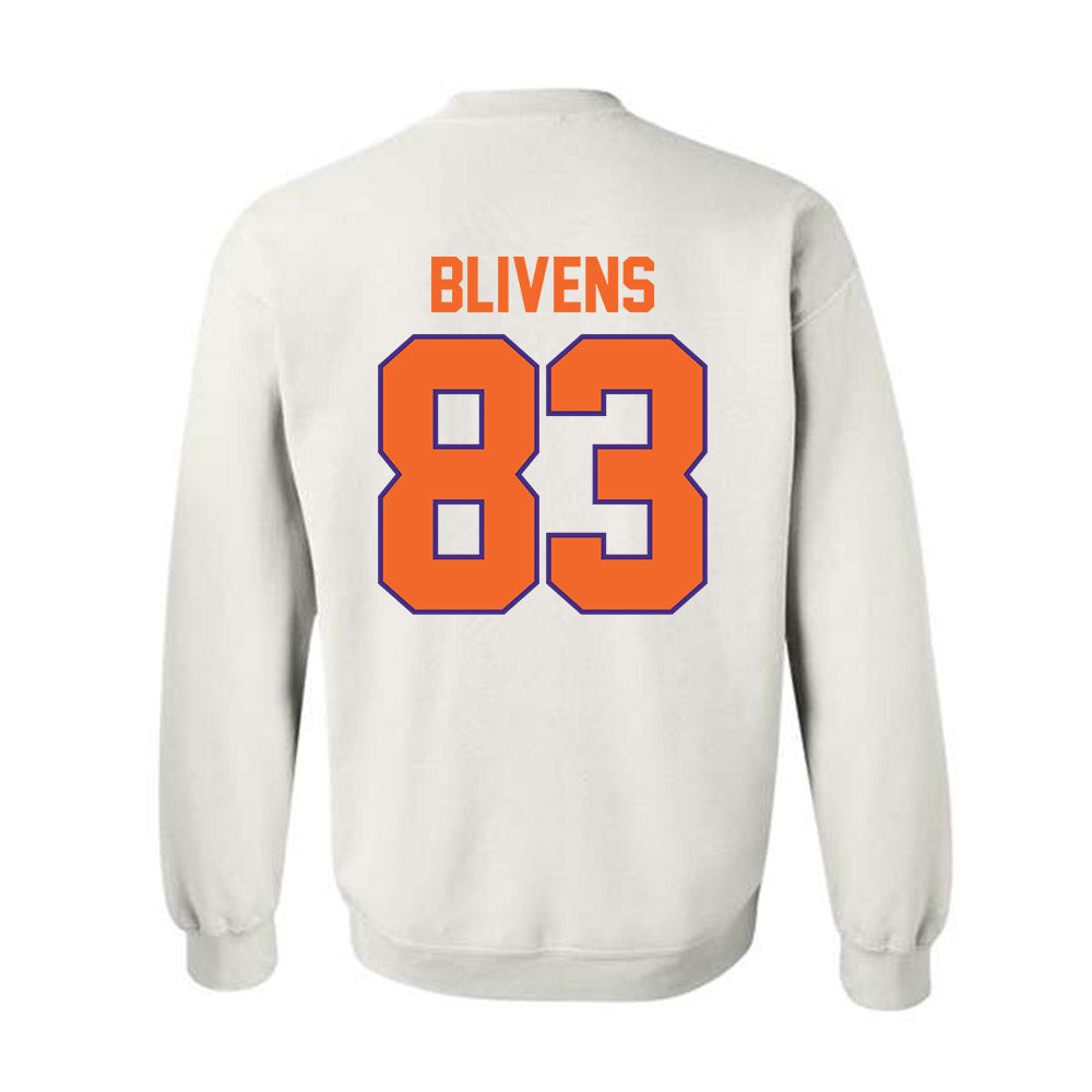 Clemson - NCAA Football : Cam Blivens - Classic Shersey Crewneck Sweatshirt-1
