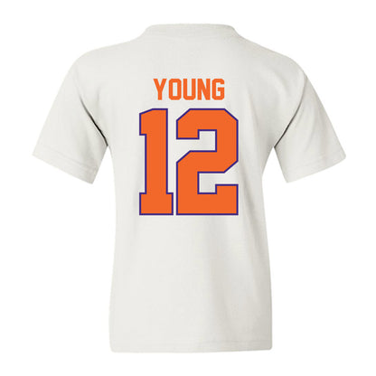Clemson - NCAA Football : Shavar Young - Classic Shersey Youth T-Shirt-1