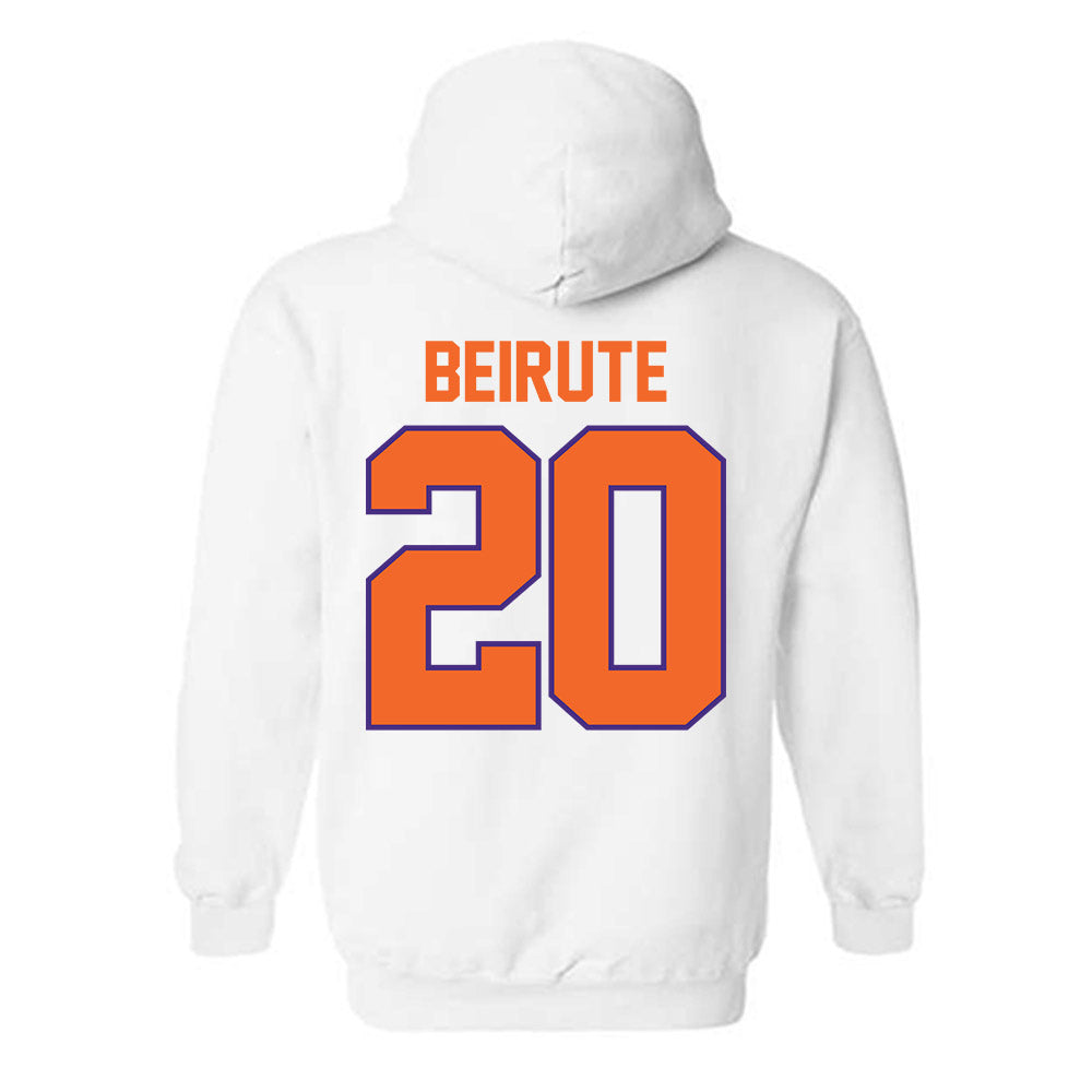 Clemson - NCAA Men's Soccer : Andres Beirute - Classic Shersey Hooded Sweatshirt-1