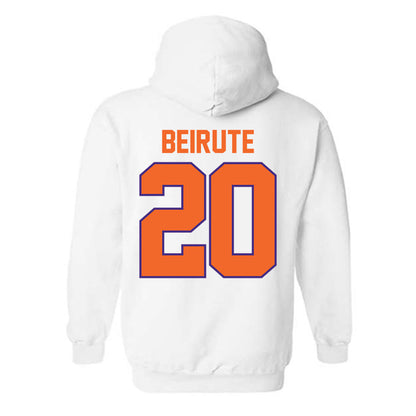 Clemson - NCAA Men's Soccer : Andres Beirute - Classic Shersey Hooded Sweatshirt-1
