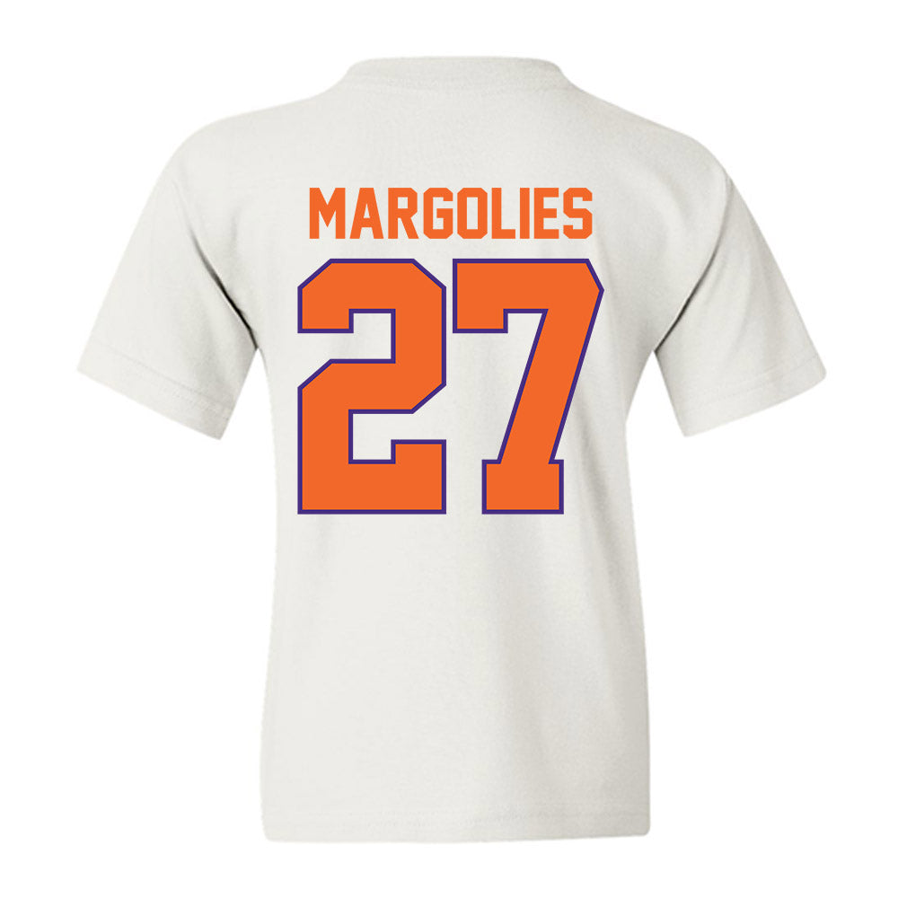 Clemson - NCAA Baseball : Dan Margolies - Classic Shersey Youth T-Shirt-1