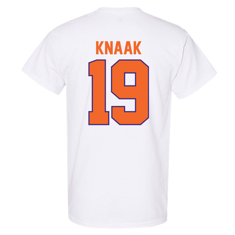 Clemson - NCAA Baseball : Aidan Knaak - Classic Shersey T-Shirt-1