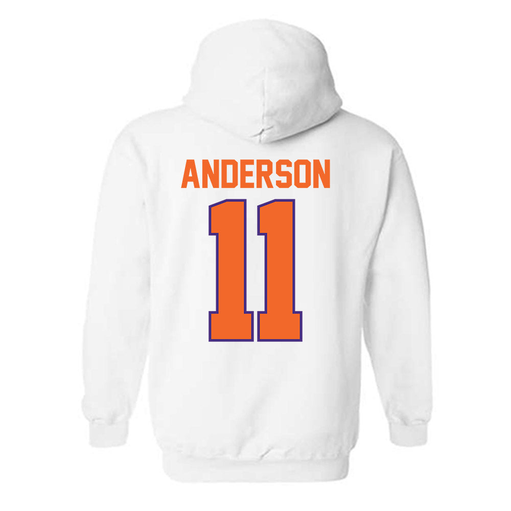 Clemson - NCAA Football : Polo Anderson - Classic Shersey Hooded Sweatshirt-1