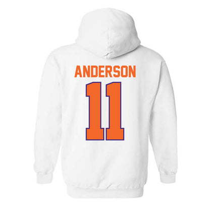 Clemson - NCAA Football : Polo Anderson - Classic Shersey Hooded Sweatshirt-1