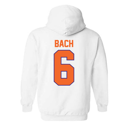 Clemson - NCAA Women's Soccer : Ella Bach - Classic Shersey Hooded Sweatshirt-1