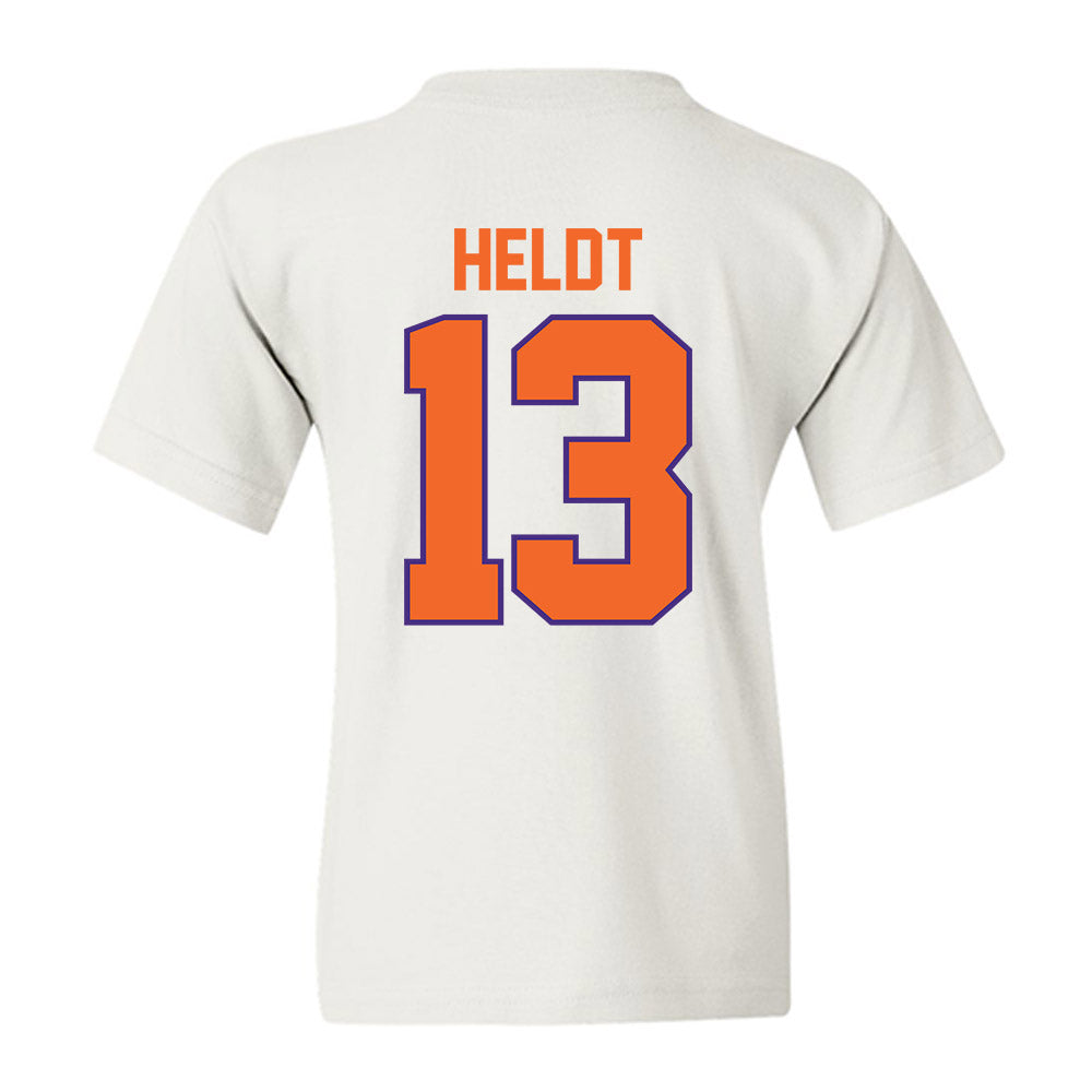 Clemson - NCAA Football : Will Heldt - Classic Shersey Youth T-Shirt-1