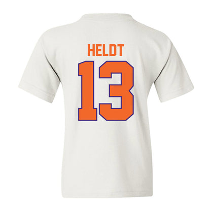 Clemson - NCAA Football : Will Heldt - Classic Shersey Youth T-Shirt-1