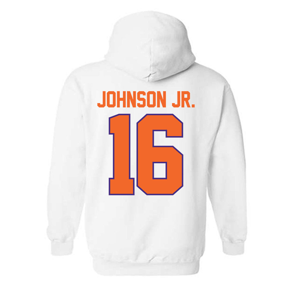 Clemson - NCAA Football : Chris Johnson Jr. - Classic Shersey Hooded Sweatshirt-1