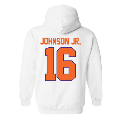 Clemson - NCAA Football : Chris Johnson Jr. - Classic Shersey Hooded Sweatshirt-1