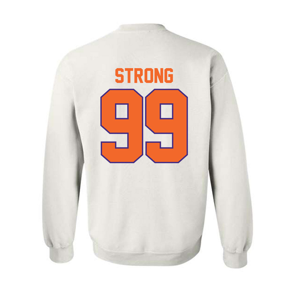 Clemson - NCAA Football : Markus Strong - Classic Shersey Crewneck Sweatshirt-1