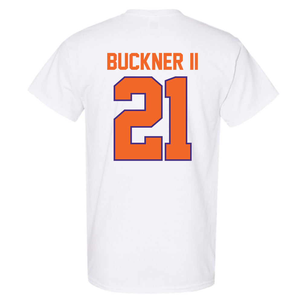 Clemson - NCAA Men's Basketball : Ace Buckner II - Classic Shersey T-Shirt-1