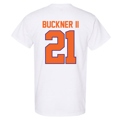 Clemson - NCAA Men's Basketball : Ace Buckner II - Classic Shersey T-Shirt-1
