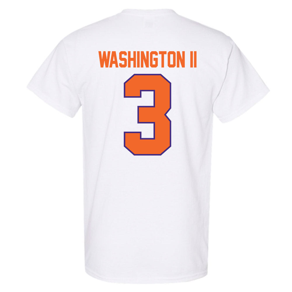 Clemson - NCAA Football : Elliot Washington II - Classic Shersey T-Shirt-1