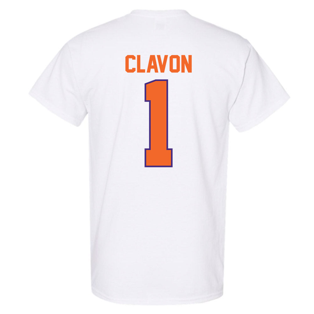 Clemson - NCAA Baseball : Bryce Clavon - Classic Shersey T-Shirt-1