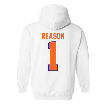 Clemson - NCAA Women's Soccer : Nona Reason - Classic Shersey Hooded Sweatshirt-1