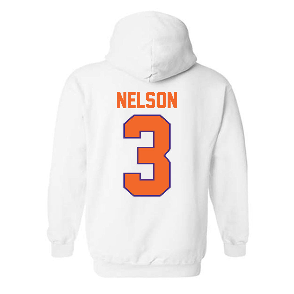 Clemson - NCAA Women's Basketball : Mackenzie Nelson - Classic Shersey Hooded Sweatshirt-1