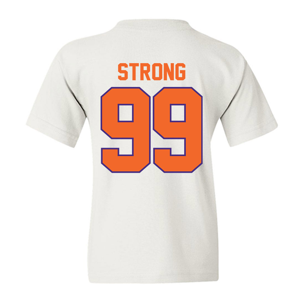 Clemson - NCAA Football : Markus Strong - Classic Shersey Youth T-Shirt-1