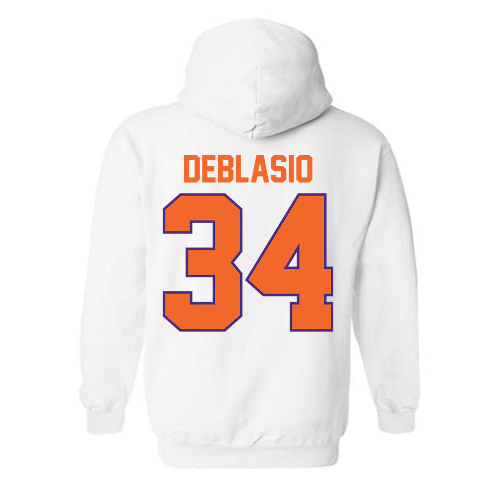 Clemson - NCAA Women's Lacrosse : Jordan DeBlasio - Classic Shersey Hooded Sweatshirt-1