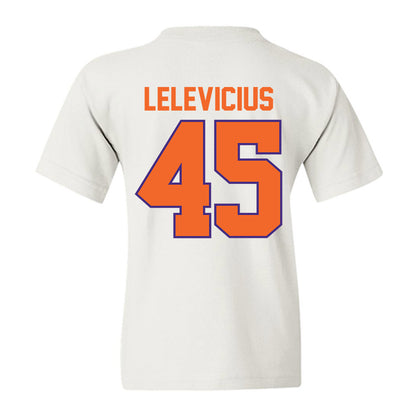 Clemson - NCAA Men's Basketball : Liutauras Lelevicius - Classic Shersey Youth T-Shirt-1