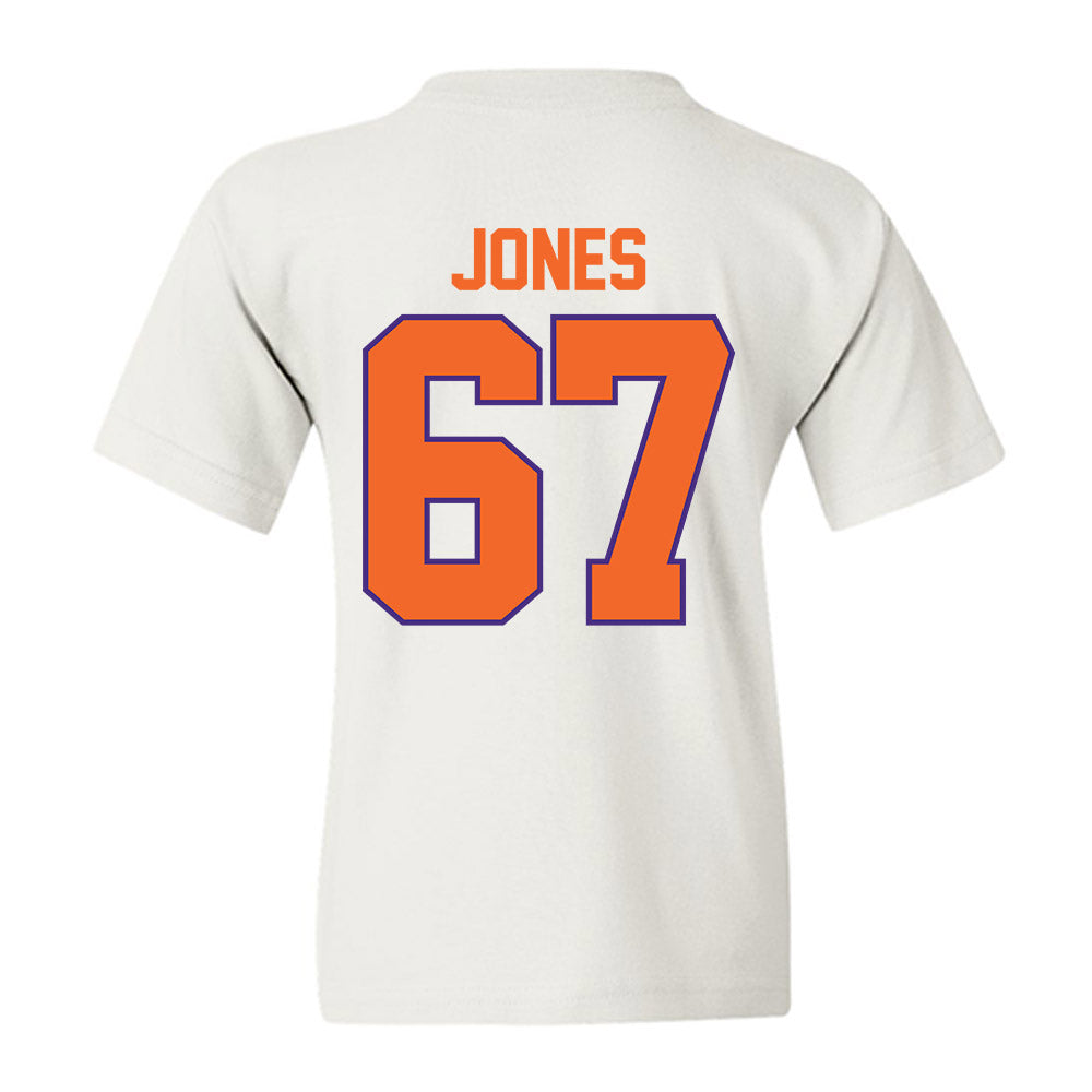 Clemson - NCAA Football : Carlito Jones - Classic Shersey Youth T-Shirt-1