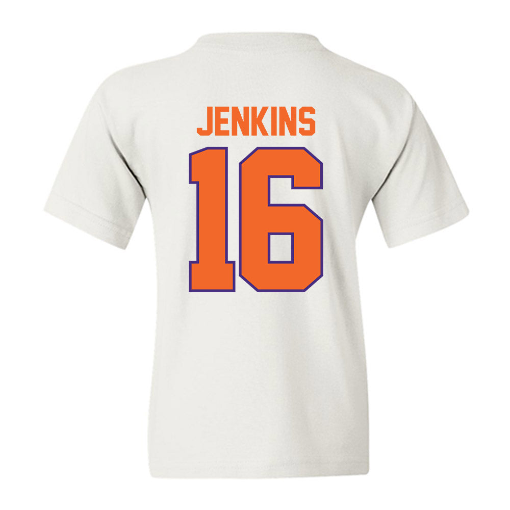 Clemson - NCAA Women's Soccer : Jolie Jenkins - Classic Shersey Youth T-Shirt-1