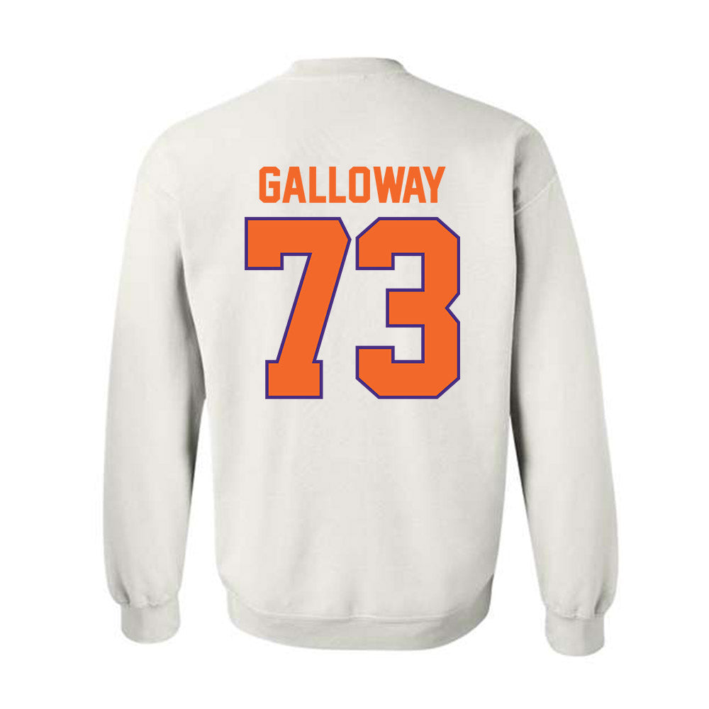 Clemson - NCAA Football : Hayes Galloway - Classic Shersey Crewneck Sweatshirt-1