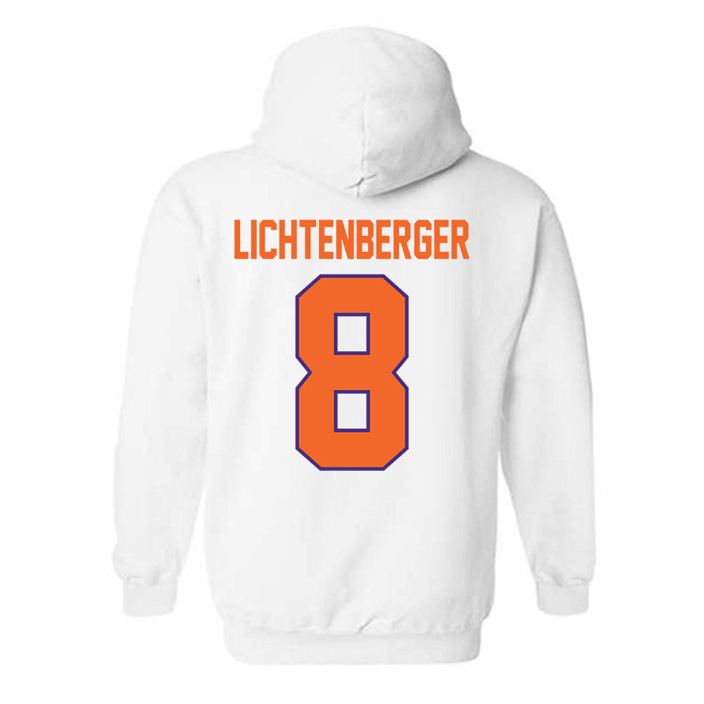 Clemson - NCAA Baseball : Tyler Lichtenberger - Classic Shersey Hooded Sweatshirt-1
