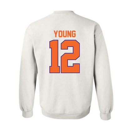 Clemson - NCAA Football : Shavar Young - Classic Shersey Crewneck Sweatshirt-1