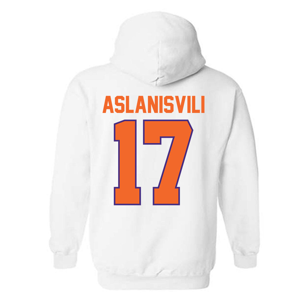Clemson - NCAA Women's Tennis : Artemis Aslanisvili - Classic Shersey Hooded Sweatshirt-1