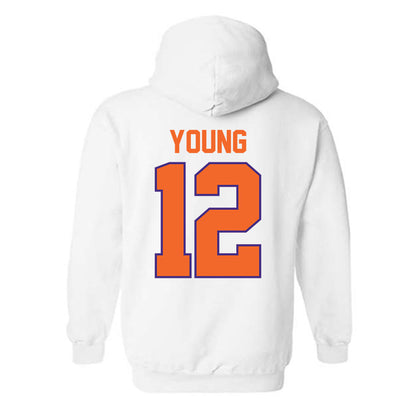 Clemson - NCAA Football : Shavar Young - Classic Shersey Hooded Sweatshirt-1