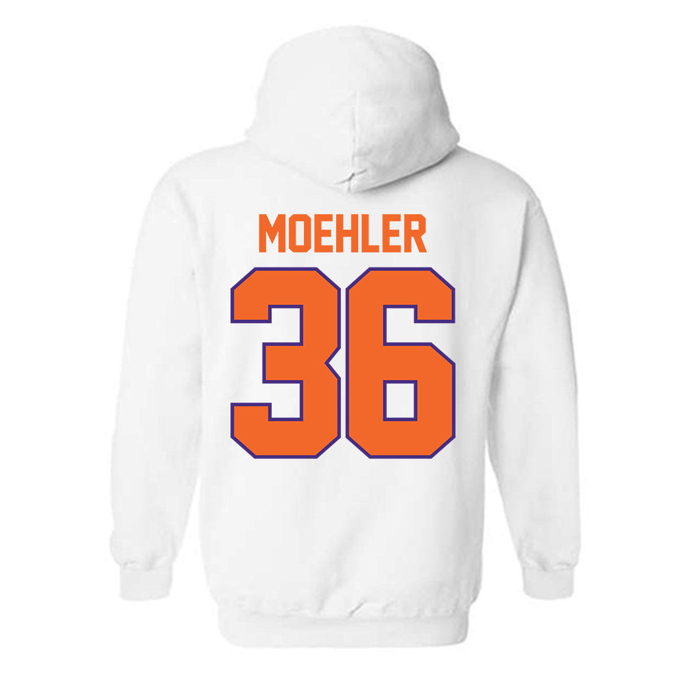 Clemson - NCAA Baseball : Dane Moehler - Classic Shersey Hooded Sweatshirt-1