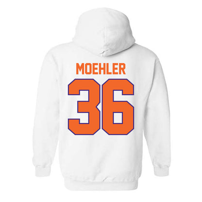 Clemson - NCAA Baseball : Dane Moehler - Classic Shersey Hooded Sweatshirt-1