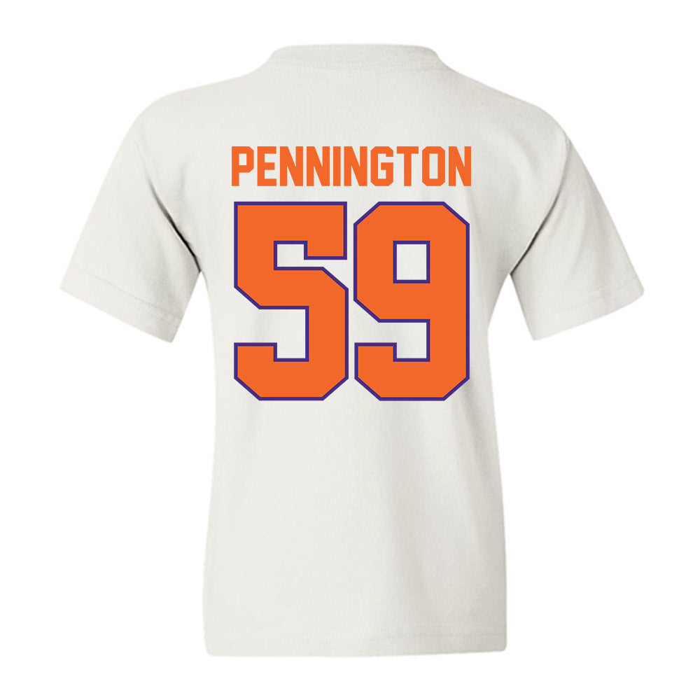 Clemson - NCAA Football : Dietrick Pennington - Classic Shersey Youth T-Shirt-1