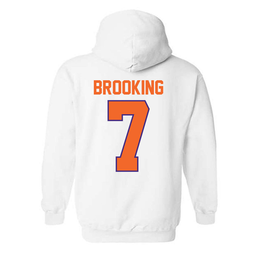 Clemson - NCAA Football : Logan Brooking - Classic Shersey Hooded Sweatshirt-1