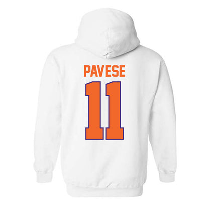 Clemson - NCAA Softball : Mac Pavese - Classic Shersey Hooded Sweatshirt-1