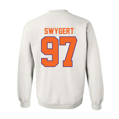 Clemson - NCAA Football : Patrick Swygert - Classic Shersey Crewneck Sweatshirt-1