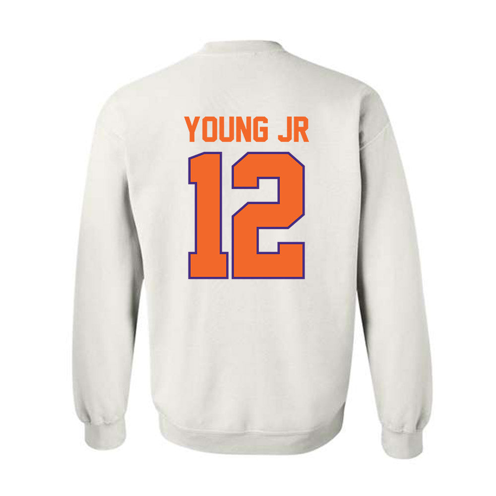 Clemson - NCAA Football : Shavar Young Jr - Classic Shersey Crewneck Sweatshirt-1