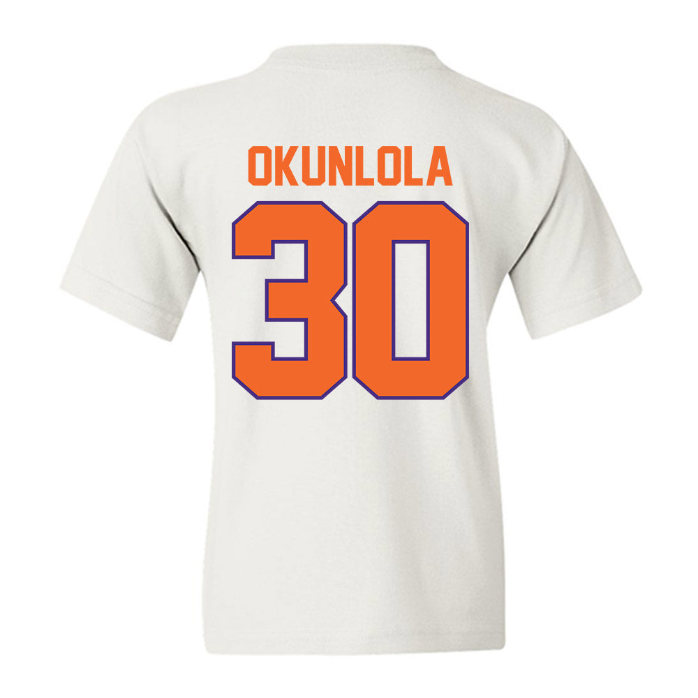 Clemson - NCAA Men's Soccer : Remi Okunlola - Classic Shersey Youth T-Shirt-1